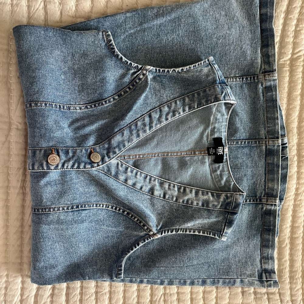 Frye Denim Blue Dress - Picture 5 of 7